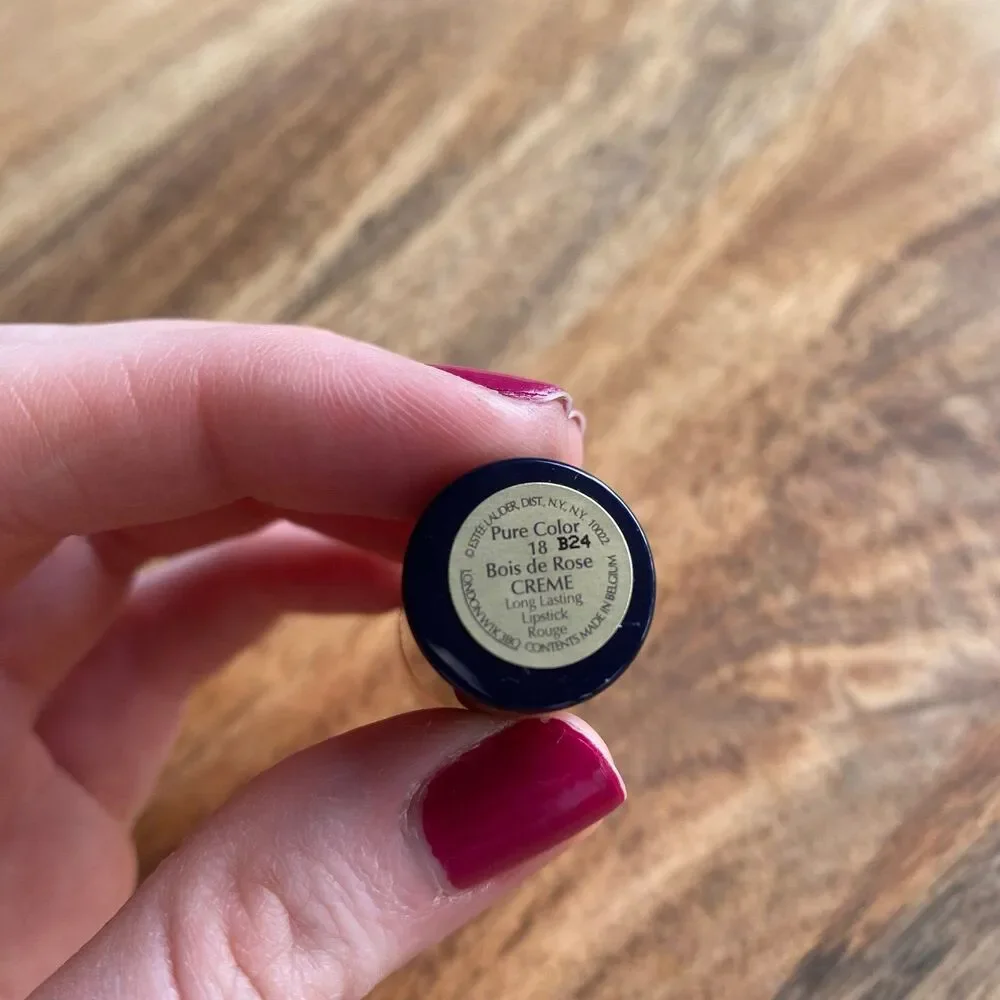 Estee Lauder Lipstick Pure Color 18 Bois de Rose Long Lasting Rouge NEW